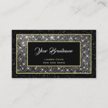 Flashy Silver Glitter Social Media and Appointing