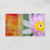 Flashy + trendy visitekaartjes holistische genezer (Achterkant)