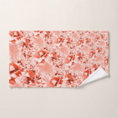 Flashy-zalm rood met wat helder en verdraaid bad handdoek (Handdoek)