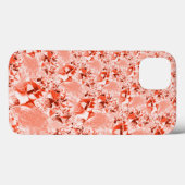Flashy-zalm rood met wat helder en verdraaid Case-Mate iPhone case (Achterkant (horizontaal))
