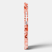 Flashy-zalm rood met wat helder en verdraaid Case-Mate iPhone case (Achterkant / Links)