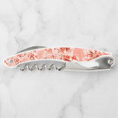 Flashy-zalm rood met wat helder en verdraaid kurkentrekker (Achterkant)