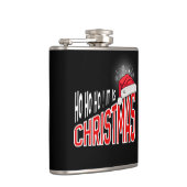 Flask 6oz : It's Christmas (black) Heupfles (Rechts)