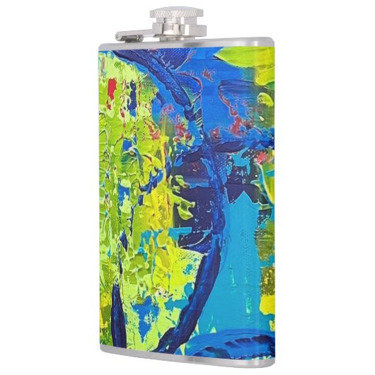 Flask Abstract ontwerp Heupfles (Links)