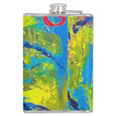Flask Abstract ontwerp Heupfles (Achterkant)
