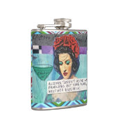 FLASK-ALCOHOL OPLOSST GEEN PROBLEMEN OP HEUPFLES (Rechts)