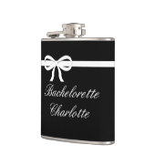 Flask Bachelorette Gift zwarte bruiloft gepersonal Heupfles (Links)
