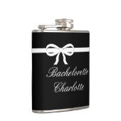 Flask Bachelorette Gift zwarte bruiloft gepersonal Heupfles (Rechts)