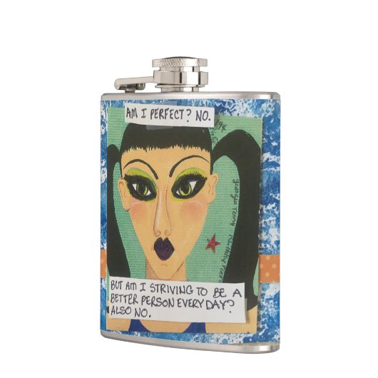 Flask, ben ik perfect? Nee. Heupfles (Links)