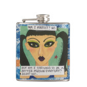 Flask, ben ik perfect? Nee. Heupfles (Voorkant)