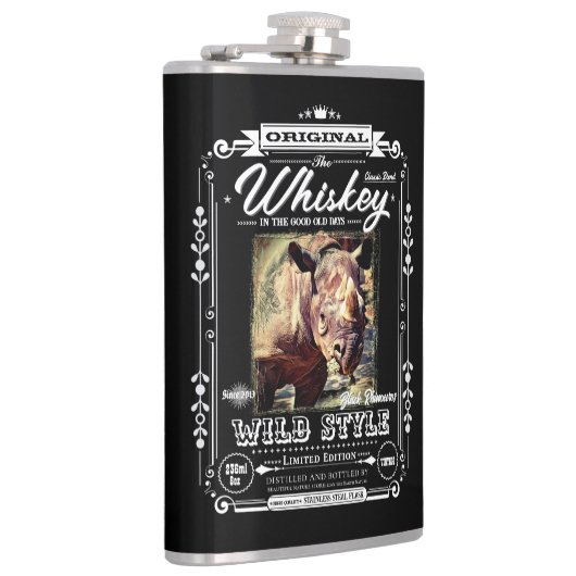 FLASK_Black Rhinoceros Heupfles (Rechts)