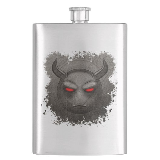 Flask Devilmoji Vintage Flacon (Voorkant)