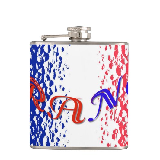 Flask Frankrijk Heupfles (Voorkant)