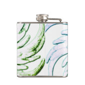 Flask geïsoleerd reizen kunst stijl ontwerp heupfles (Achterkant)
