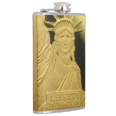 Flask - Gold Bar Liberty Heupfles (Rechts)