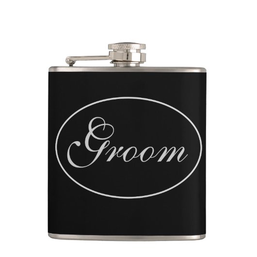 Flask-Groom Heupfles (Voorkant)