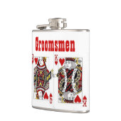 Flask Groomsmen's Gift Heupfles (Links)