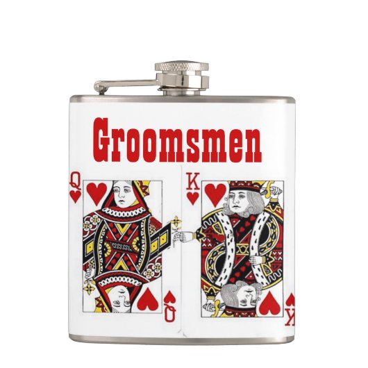 Flask Groomsmen's Gift Heupfles (Voorkant)