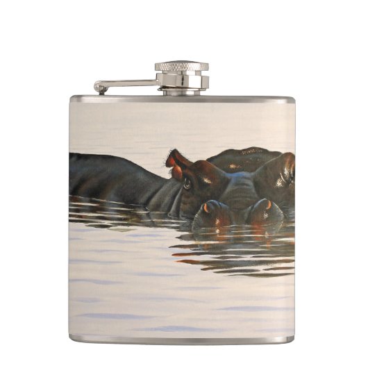 Flask Hippo Heupfles (Voorkant)