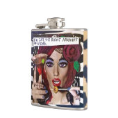 FLASK-IK BEN NET DE JUISTE HOEVEELHEID WRONG. HEUPFLES (Links)