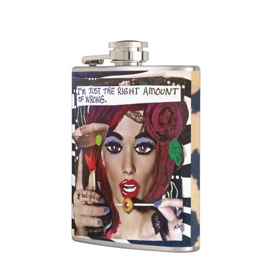 FLASK-IK BEN NET DE JUISTE HOEVEELHEID WRONG. HEUPFLES (Links)