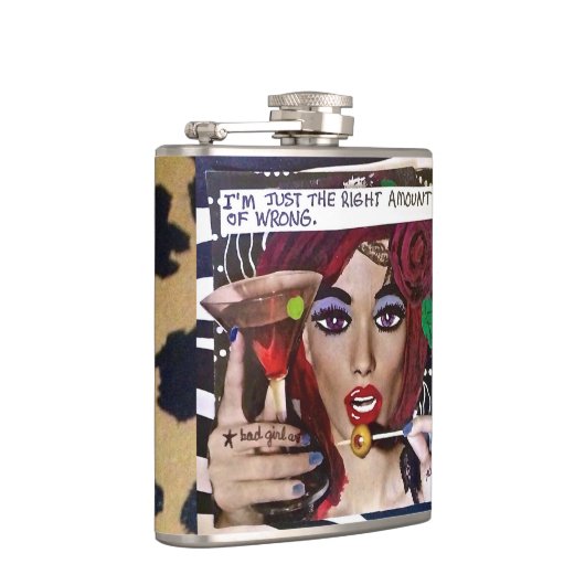 FLASK-IK BEN NET DE JUISTE HOEVEELHEID WRONG. HEUPFLES (Rechts)