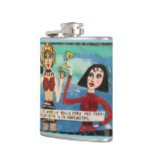 Flask-Let's werken heel hard Heupfles (Links)