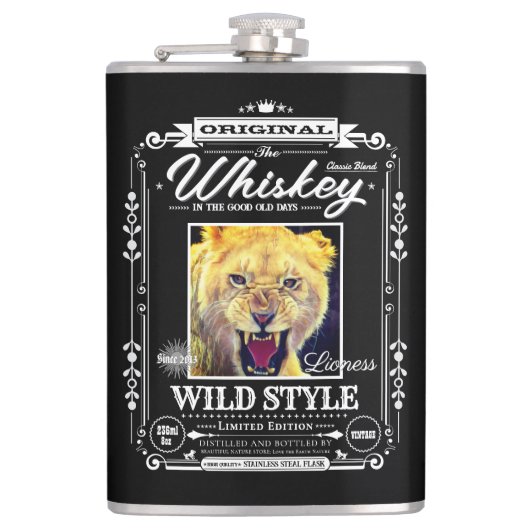 FLASK_Lioness Heupfles (Voorkant)