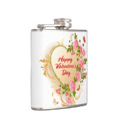 Flask met flesjes van Happy Valentijnsdag 2 Heupfles (Rechts)