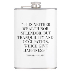 Flask met geluk en rijkdom heupfles