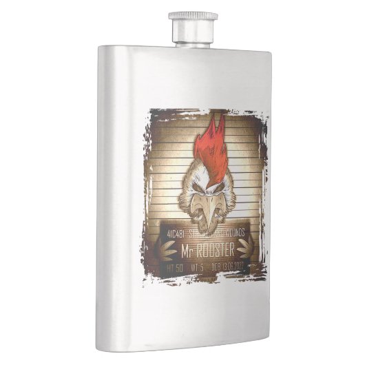 Flask Mr Rooster Vintage Flacon (Rechts)