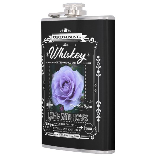 FLASK_Rosa Blue Bajou Heupfles (Links)