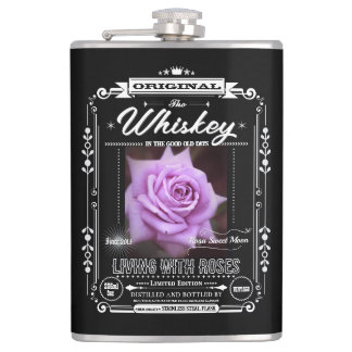 FLASK__Rosa Sweet Moon Heupfles