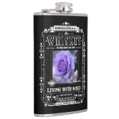 FLASK_Rosa Sweet Moon Heupfles (Rechts)