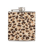 Flask Safari Leopard Print Heupfles (Voorkant)