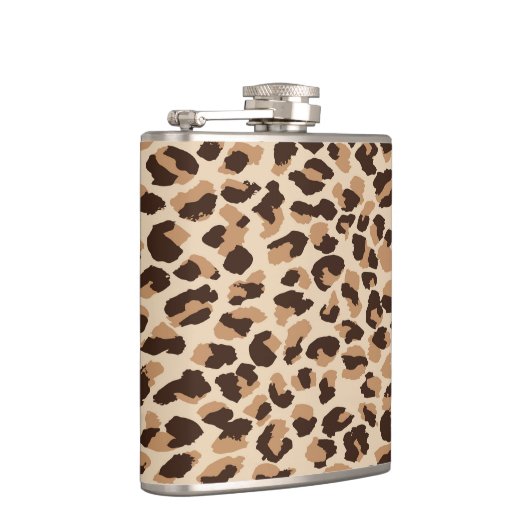 Flask Safari Leopard Print Heupfles (Rechts)
