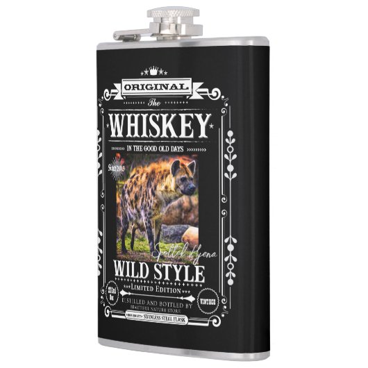 FLASK_Spotted Hyena Heupfles (Links)