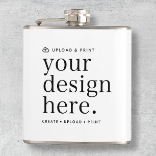 Flask Uw Ontwerp Upload 6oz Heupfles