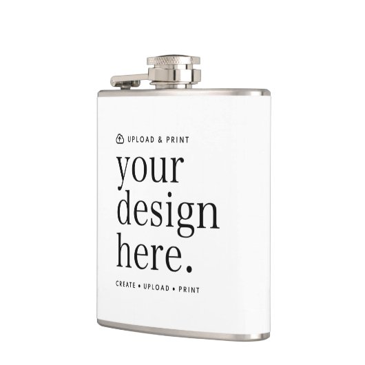 Flask Uw Ontwerp Upload 6oz Heupfles (Links)