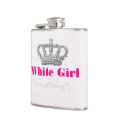 Flask van wit meisje heupfles (Links)
