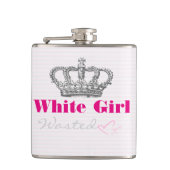 Flask van wit meisje heupfles (Voorkant)