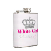 Flask van wit meisje heupfles (Rechts)