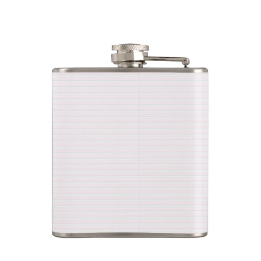 Flask van wit meisje heupfles (Achterkant)