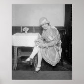 Flask verborgen in Garter, 1926.  foto Poster (Voorkant)