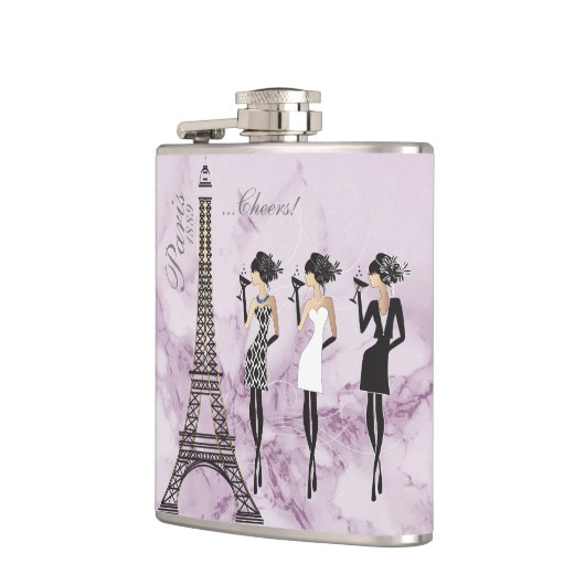 Flask voor de viering van het Paars marmer Heupfles (Links)