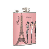 Flask voor herfst Parijs Heupfles (Rechts)
