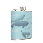 Flask voor walviskunst Aangepaste Beluga Drink fle Heupfles (Rechts)