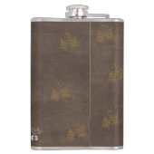 Flask Vooruit naar Fun - Motivatie naar drink - Gr Heupfles (Achterkant)