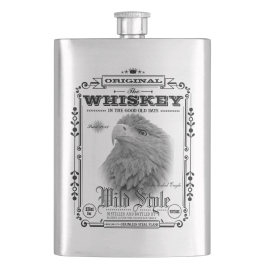 FLASK_White-tailed Eagle Flacon (Voorkant)