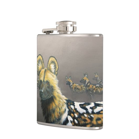 Flask Wild Dog Heupfles (Links)